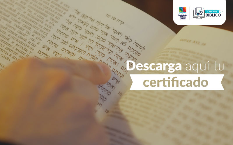 Certificado - Curso Internacional en Hebreo III y IV - 2023